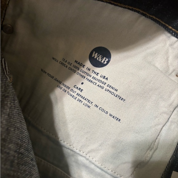 NWT Wallace and Blake Fit Straight Dark Denim size 34/34 Jeans - Picture 3 of 7